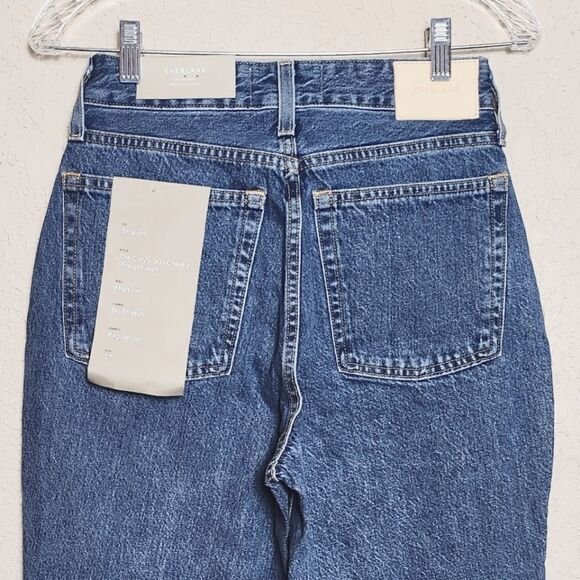 Everlane The Curvy 90's Cheeky Straight Jean Northridge Blue Size 27 - Picture 5 of 9